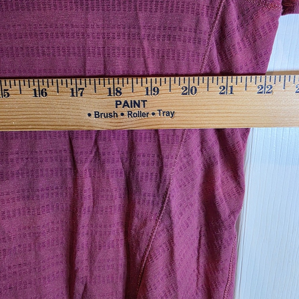 Eddie Bauer Long Sleeve Top Pullover FreeDry Yoga Workout Womens Sz XL Red - Picture 11 of 12